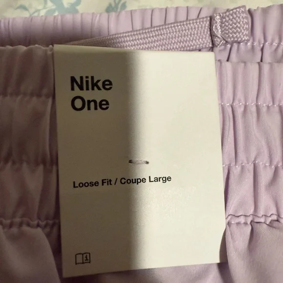 Nike Kids Light Purple Sports Shorts - Picture 4 of 5